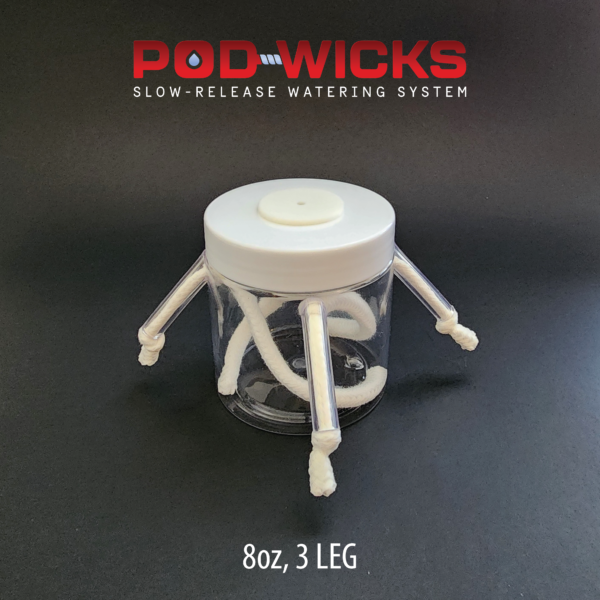 Pod-Wicks 8oz | 3-Leg | Inside Fill Port