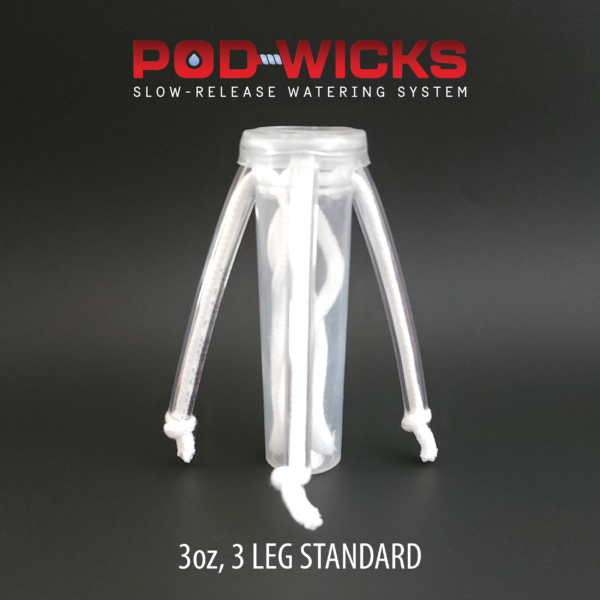 Pod-Wicks 3oz | 3-Leg | Inside Fill Port