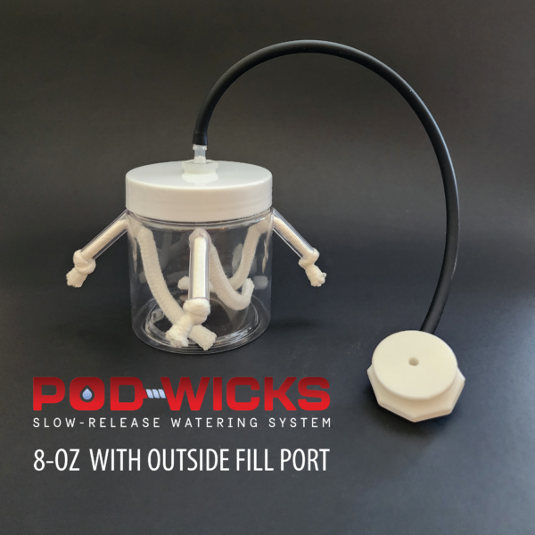 Pod-Wicks Single KIT | 3-Leg, 8oz Standard w/ Outside Fill Port